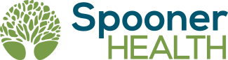 Spooner Health logo representing the healthcare provider, associated with the 13th Annual Golf Outing for community engagement and fundraising.