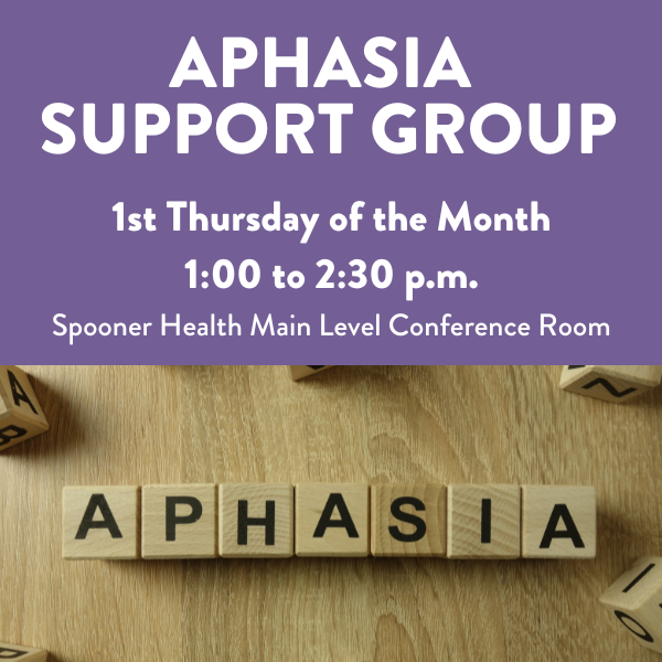Aphasia Support Group at Spooner Health