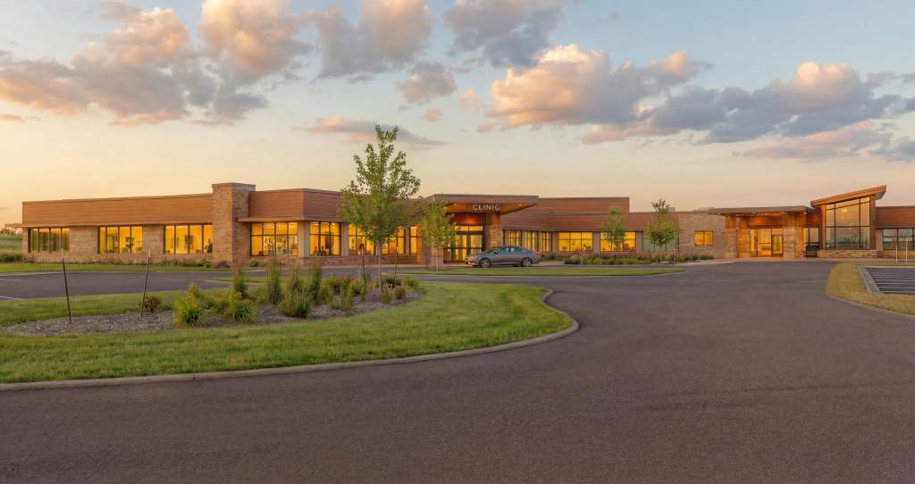 Artistic rendering of Spooner Health