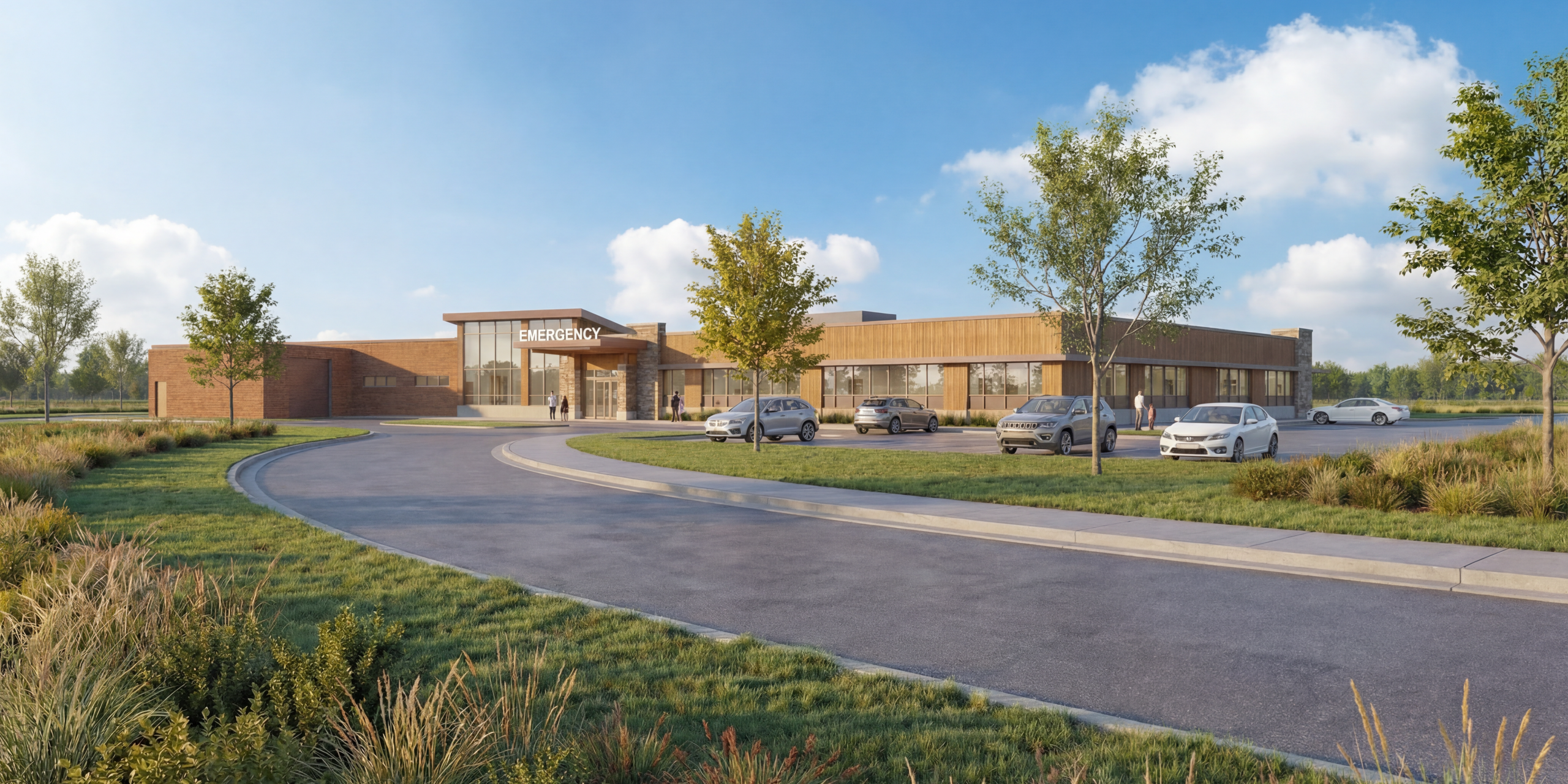 Artistic rendering of Spooner Health Emergency Department
